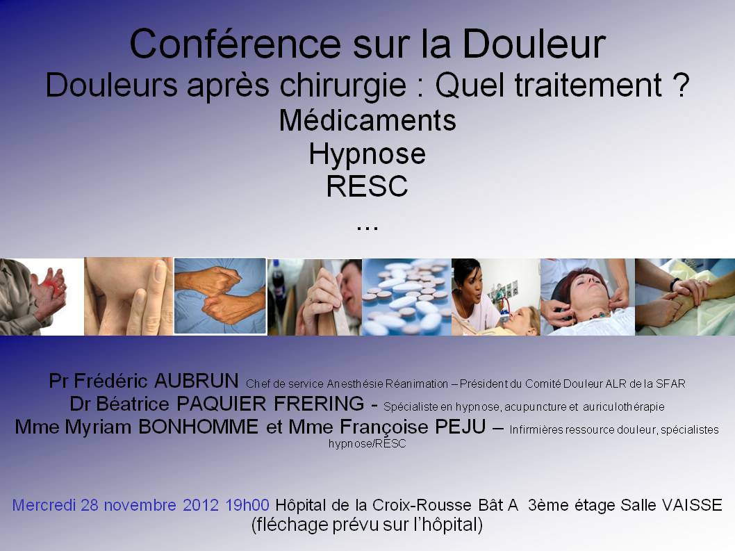 Conférence de la douleur